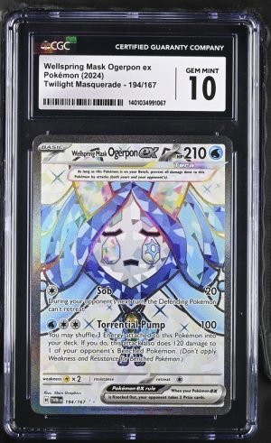 2024 Twilight Masquerade #194/167 Wellspring Mask Ogerpon ex GM10