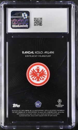 2023 UEFA CL Knockout Randal Kolo Muani Black CGC 01/10 GM10
