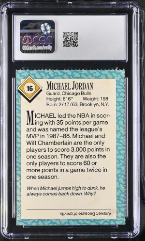 1989 Sports Illustrated For Kids #16 Michael Jordan CGC 5.5