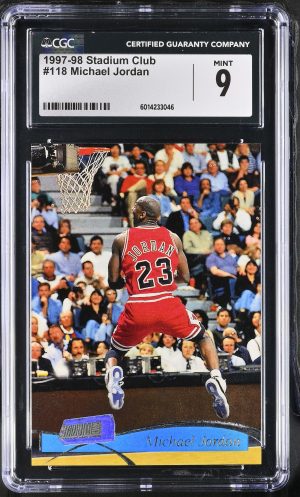 1997-98 Stadium Club #118 Michael Jordan CGC 9