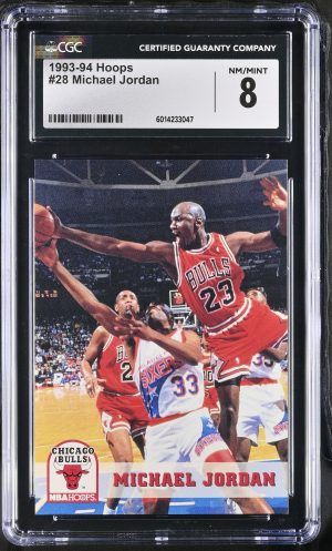 1993-94 Hoops #28 Michael Jordan CGC 8