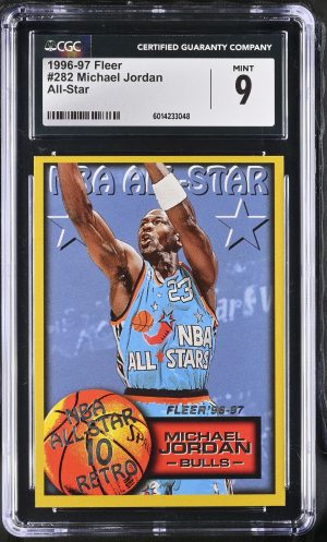 1996-97 Fleer #282 Michael Jordan All-Star CGC 9