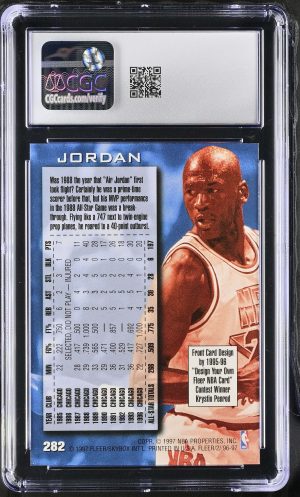 1996-97 Fleer #282 Michael Jordan All-Star CGC 9