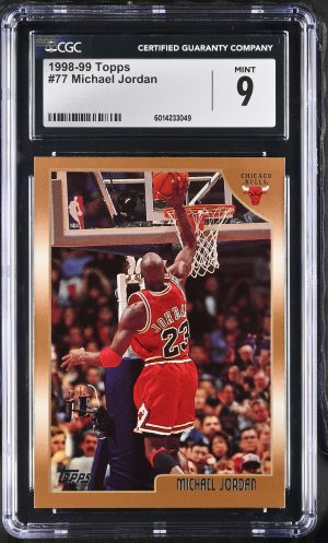 1998-99 Topps #77 Michael Jordan CGC 9