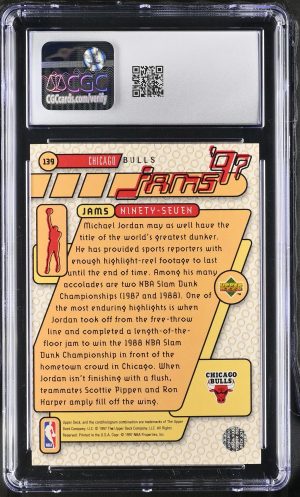 1997-98 Upper Deck #139 Michael Jordan CGC 8