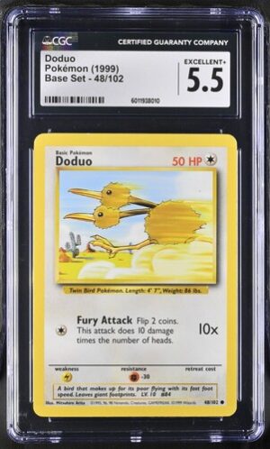 1999 Base Set #48/102 Doduo CGC 5.5