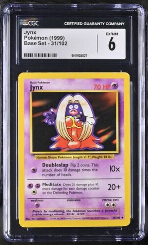 1999 Base Set #31/102 Jynx CGC 6