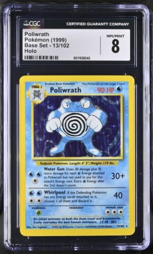 1999 Base Set #13/102 Poliwrath 8