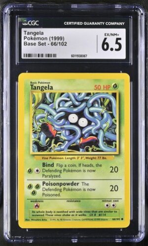 1999 Base Set #66/102 Tangela CGC 6.5