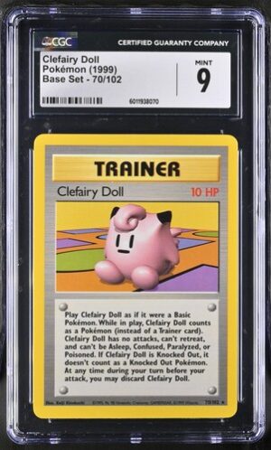 1999 Base Set #70/102 Clefairy Doll CGC 9