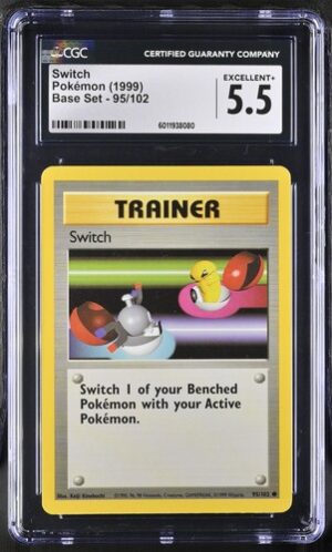 1999 Base Set #95/102 Switch CGC 5.5