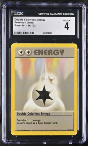 1999 Base Set #96/102 Double Colorless Energy CGC 4