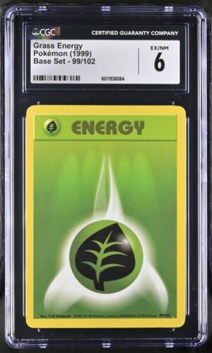 1999 Base Set #99/102 Grass Energy CGC 6