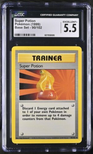 1999 Base Set #90/102 Super Potion CGC 5.5