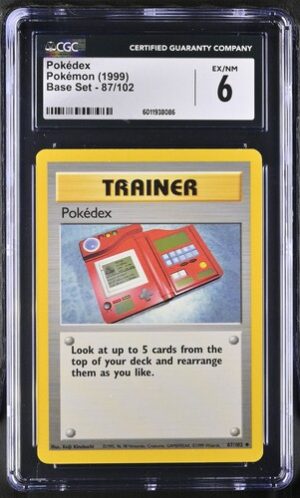 1999 Base Set #87/102 Pokedex CGC 6