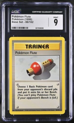 1999 Base Set #86/102 Pok?mon Flute CGC 9