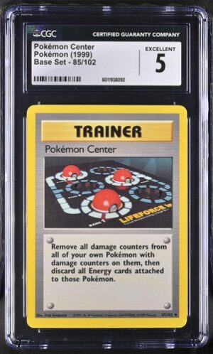 1999 Base Set #85/102 Pokemon Center CGC 5
