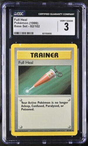 1999 Base Set #82/102 Full Heal CGC 3