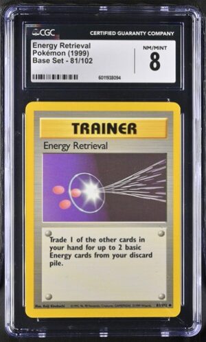 1999 Base Set #81/102 Energy Retrieval CGC 8