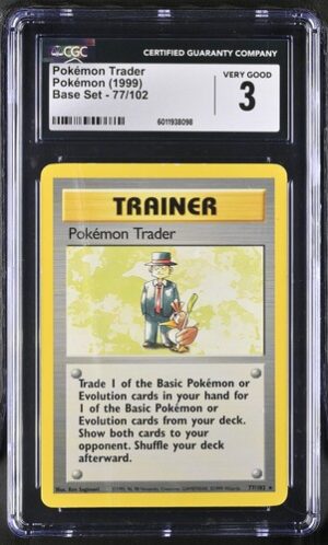 1999 Base Set #77/102 Pokemon Trader CGC 3