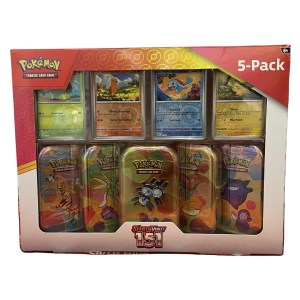 POKEMON TCG – 151: 5-Pack Mini Tin Bundle (USA exclusive)